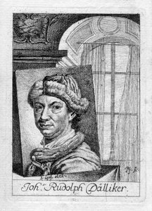 自画像刻 作者 约翰·鲁道夫·达尔利克